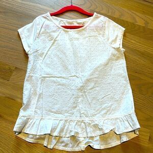 GAPKids Size L White on White Tunic Top